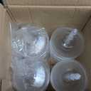 Houmury 20 Pcs 7oz Plastic Champagne Glasses Unbreakable Plastic Martini Glasses Flutes Reusable Clear Acrylic Coupe Drinkware For Wedding Birthday Party (20, Clear)