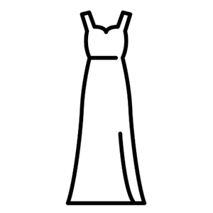 Nitzana Black Dress Long Size XL
