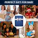 Pro Goleem Baby Boy Blanket, Fleece Baby Blankets for Boys with 2 Inch Satin Trim, Super Soft Plush Receiving Blanket for Infant Newborn, Cozy 30x40 Inch Stroller & Nursery Blanket,(Navy Blue)