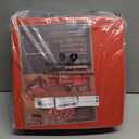 Kesfitt Christmas Ornament Storage Box with 8 Trays,Christmas Storage Container with Dividers Fits 128 Holiday Ornaments Decorations,Double Zipper,Large Xmas Organizer with Pockets (Red)