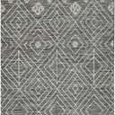 EORC Charcoal Handwoven Wool Punja Kilim Rug Stylish and Durable Area Rug for Adding Modern Elegance to Your Living Room, Bedroom, Office, or Home Décor 5ftx8ft