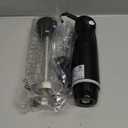 Bonsenkitchen Hand Blender, Immersion Blender with 2 Mixing Speed, Electric Handheld Mixer Portable Stick Mixer with Stainless Steel Blades for Soup, Smoothie, Puree, Baby Food (Single, Black)