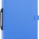 JJRING 16x22 Art Portfolio Folder for Diamond Painting, 40-Pocket Portfolio Binder Featuring Clear Plastic Sleeves, Display Book with Handle for Artwork and Document Storage, Blue