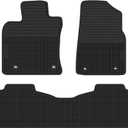Car Floor Mats Custom Fit for Lexus Lexus ES/ES350/ES300h 2019-2026 Black Rubber Auto Liner Mats All Weather Protection Heavy Duty Odorless