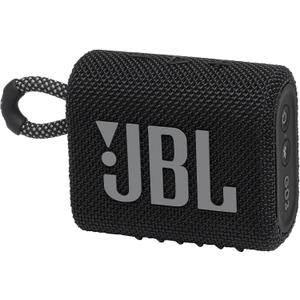 JBL Go 3 - Portable Mini Bluetooth Speaker, big audio and punchy bass, IP67 waterproof and dustproof, 5 hours of playtime, speaker for home, outdoor and travel (Black)