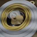 25FT Mini Split Line Set 1/4*1/2 OD HVAC Copper Tube Pipe Extension,3/8 Thickened PE Insulation Coil Air Conditioner Twin Copper Line Heating Equipment Hose with Flared Nuts (25FT (1/4+1/2) with wire)
