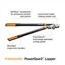 Fiskars 32-Inch Loppers for Tree Trimming, Heavy Duty, Low-Friction Sharp Steel Blade, Branch Cutter up to 2-Inch Diameter Cut Capacity, PowerGear2 Technology that Multiplies Power for Less Effort