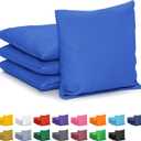 GoSports Classic Cornhole Bean Bags Set of 4- Regulation All Weather, Mix and Match (Royal Blue)
