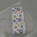 Compatible with Google Pixel 7 Pro Case - Fantasy Blue Gold Evil Eye Phone Case Slim Soft TPU Shockproof Protective Cover Case (image-5)