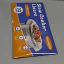 30 Pack Slow Cooker Liners, Large Size 13"x 21" Cooking Bags Disposable Pot Liners, Plastic Slow Cooker Bags Fits 3-8 Quarts, BPA Free, Suitable for Oval & Round Pot