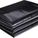 ToLanbbt Pond Liner 15 FT x 15 FT HDPE Pond Liners, 20 Mil UV Resistant Preformed Pond Liner Easy Cutting, Pond Liner for Natural Looking Ponds, Waterfall, Koi Pondsand Water Garden (Black)