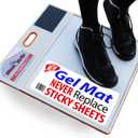 Courtside Shoe Grip Traction Mat - Sticky Mat for Basketball Shoes - No Replacement Sheets Required - Improves Traction and Cleans Dust, Dirt, and Oil - Portable for Indoor and Outdoor Use