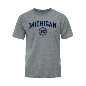 Barnesmith Short Sleeve T-Shirt, Unisex, Heritage Logo, NCAA Colleges XL