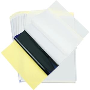 Tattoo Transfer Paper, 50 Sheets Tattoo Stencil Paper, Stencil Paper for Tattooing - A4 Size, 4 Layers Thermal Transfer Paper DIY Tattoo (50PCS)