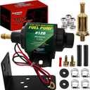 12D Micro Electric Diesel Fuel Pump Universal 5/16 inch Inlet and Outlet 12V 1-2 A, 35 GPH, 4-7 PSI