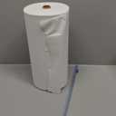 Exquisite Party Solids 54 Inch X 300 Feet White Plastic Table Cover Roll in A Cut - to - Size Box with Convenient Slide Cutter. Cuts Up to 36 Rectangle 8 Feet Plastic Disposable Tablecloths