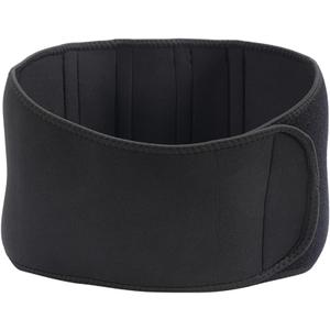 Waist Trainer, Lumbar Support Belt for Men & Women, Tummy Control, Lightweight Under Uniform Design, Black (Black, S)