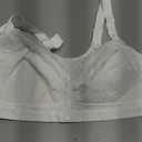 Front Closure Bras for Women No Underwire Plus Size Wireless Comfortable Cotton Sleep Bra for Older Womens Bras (4X-Large, White)