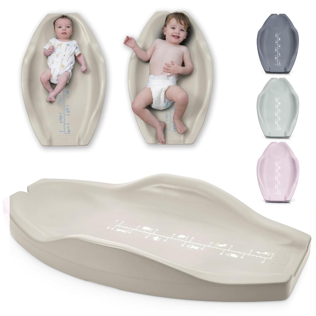 Apricity Baby Diaper Changing Pad  Waterproof Wipe-Clean Foam Changing Mat with Raised Sides, Non-Slip Base & Portable Design, Extra-Large 31.5  19.7 for Newborn to Toddler (Beige)