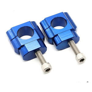 1 1/8" 28mm Universal Motorcycle Dirt Bike ATV Handlebar Risers Mount Clamp Kit Compatible with CR125 CR250 CRF250R CRF250X CRF450R CRF450X XR50 CRF50 CRF110 CRF125, KX250 KX250F KX450F KLX450R