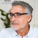 (Must Buy Both Eye) Black Clear-Right Eye +0.75 Reading Glasses with Different Strength for Each Eye