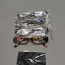 Gaoye 2.5 Readers for Women, Blue Light Blocking Reading Glasses, Stylish Reading Glasses for Women in 4 Patterns (Flowers)