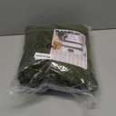 YoungsTex 96 Inches Long Velvet Curtains for Living Room 2 Panels, Grommet Thermal Insulated Blackout Drapes Privacy for Bedroom Window, Olive Green, 52 X 96 Inch