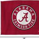 Alabama Crimson Tide Flag 12.5" x 18" Boat Flag Golf Cart Flag - Round Logo
