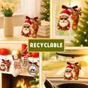2 x 67 Christmas Ornament - 67 Ornaments for Christmas Tree 2025 - Funny 6 7 for Teens, Kids - Viral Xmas Acrylic Decoration, Teen Girls Trendy Stuff - Meme Funny White Elephant Gifts (67 Santa Reindeer)