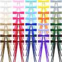 Mimorou 40 Pcs Bow Hair Clips Bulk Multicolor Bow Barrettes Set Hair Accessories with Long Tail Ribbon Bowknot Barrettes Clip and Tassel Colorful Mother's Day Women Party Favor(Classic Colors)