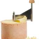 Homoyoyo Cheese Curler Wheel: Stainless Steel Cheese Butter Chocolate Shaver to Create Beautiful Rose-Shaped Cuts Revealing Its Rich Flavor for Restaurants, Cafes, Dessert Shops, Home (Slicer Only)