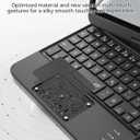 GreenLaw Keyboard Case for iPad mini 7 A17 Pro(2024) & Mini 6 (2021) 8.3", 360 Rotate Case for iPad mini 7th/6th Generation, Touchpad Keyboard with 7 Color Backlit, Type-C Rechargeable, Black