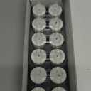 SoulBay Flameless Candles with Remote Control Timer & Charging Base, 12pcs USB Rechargeable Battery LED Tea Lights Candles Small Votive for Lantern Pool Mantle Weddings Emergency Christmas Decorative