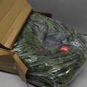 Norme 6 ft Artificial Christmas Cedar Garland Real Touch Greenery Garland with Red Ball Ornaments Xmas Hanging Decoration for Tree Staircase Table Fireplace Mantle Indoor Holiday Festival Home Decor