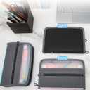 Small Accordion File Organizer, 13 Pocket A6 Size Receipt Coupon Holder Organizer, Portable Mini Expanding File Folder for Storage Cards, Bills, Receipts, Coupons, Cash - 8" x5.3 (Black)