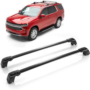 Roof Rack Cross Bars 330 lbs Load Capacity, Lockable Aluminum Crossbar Set Compatible with Chevrolet Suburban/Tahoe 2021–2026,fit for GMC Yukon XL 21-26, fit for Cadillac Escalade ESV 21-26
