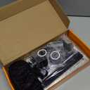 NBTEPEM 27 PCs Purple Violet Bling Car Accessories Set for Women, Steering Wheel Covers Universal Fit 15 Inch, Bling License Plate Frame, Bling Phone Holder, Bling Car Coasters