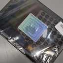 Monthly Pill Organizer 2 Times a Day  Yonlog Large Medicine Box with Weekly Travel Bag, Pill Cutter, Easy-Open Pick, Pill Taker Tool, and 2 Medication Stickers (Black, 2 Times a Day)