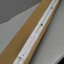 Tension Curtain Rod by EZFurni, 42-123 Inches, Heavy Duty Tension Rods for Windows, Adjustable Spring Loaded Curtain Rods No Drilling, Renter Friendly, Hold Up Blackout Curtains and Non Slip, White