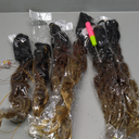 Goddess Wavy Locs Crochet Hair 16 Inch 6 Packs Ombre Brown Pre Looped Curly Soft Faux Locs Dreadlock Synthetic Ombre Braiding Hair Extensions For Black Women(16 Inch-6 Packs,OT1B/30)