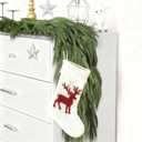 5FT Artificial Norfolk Pine Garlands Real Touch Winter Pine Garland Green Artificial Greenery Garland for Table Mantle Wall Indoor Outdoor Christmas Decorations Faux Xmas Home Kitchen Decor(1, 5FT)