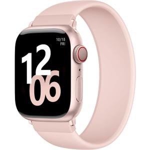 Zedoli Sport Solo Loop Band Compatible with Apple Watch Bands 40mm 42mm 41mm 38mm 44mm 45mm 46mm 49mm Women Men, Stretchy Soft Silicone Elastic Strap for iWatch Series 11 10 9 8 7 6 5 4 3 2 1 SE Ultra