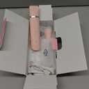 Bikini Trimmer for Women,Electric Razors Shaver for Bikini Legs Pubic Hair,Rechargeable Ladies Bikini Hair Trimmer Removal with Snap-in Ceramic Blades IP7X Washable Head,Wet and Dry Use,Pink