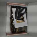 REECHO Clip in Hair Extensions - 4PCS 12" Short Curly Wavy Brown with Highlights