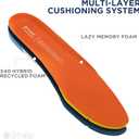 Ortholite Fusion Elevated Comfort Shoe Trim-to-Fit Insert - Proprietary Two-Layer Memory Foam System Designed for Ultimate Step-in Comfort and Long-Term Cushioning Size: M: 8-9.5