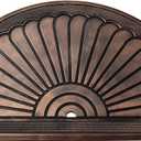 A1 Home Collections 100% Rubber Doormat for Outdoor Entrance, Non-Slip Heavy Duty Front Door Mats, Thin Profile Hight Traffic Areas Mat - 30" x 48", Sunburst Bronze