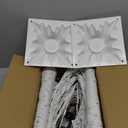 Wexo Palindrog Lighted Birch Tree, 2 Pack 6 FT Prelit White Artificial Christmas Trees with Total 288 Warm White LED Lights and Timer for Indoor Outdoor Garden Wedding Party Christmas Decoration