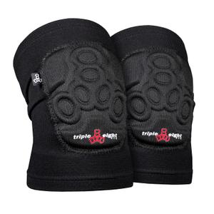 Triple Eight Covert Knee Pads  Ideal for Roller Skating, Biking, BMX, and Skateboarding (Large, Black)