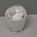 5 Pack Self Watering Plant Pots 6.7 Inches Self Watering Planters for Indoor and Outdoor Plants African Violet Self Watering Pots Clear Pots for Plants Herb Orchid Flower Houseplant Pots, White