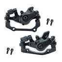 LOOEEL 1 Pair Bike Mechanical Disc Brake,Universal Front and Rear Mechanical Disc Brake Calipers for Mountain Bikes, Folding Bikes, Road Bikes